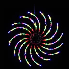 0.5M Christmas Lights 128 LED Spin Motif Light Decorations