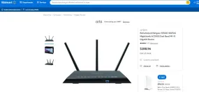 102221013 Netgear R7000-100PAS Nighthawk AC1900 Dual Band Wi-Fi Gigabit Router