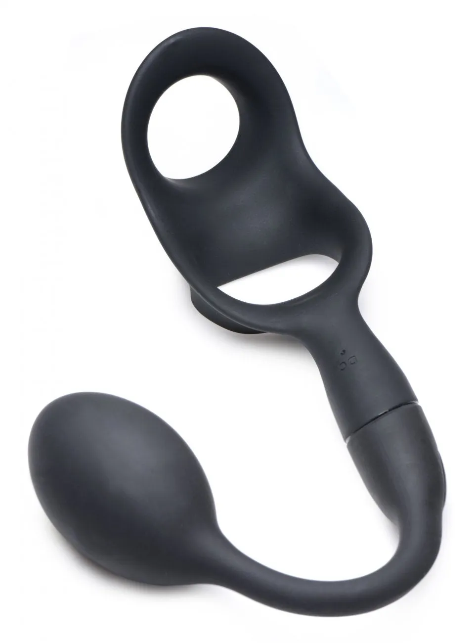 10X P-Bomb Cock and Ball Ring with Anal Plug