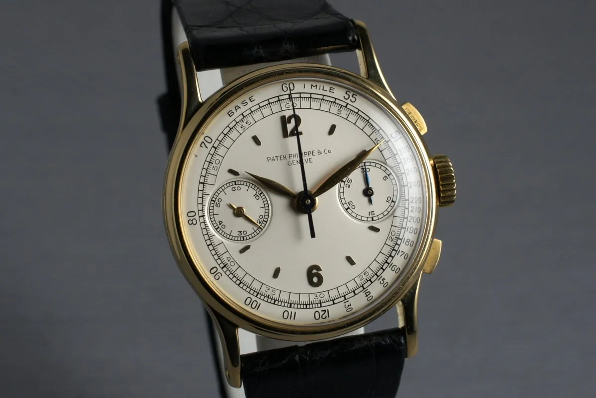 1950’s 18K YG Patek Philippe 130 Chronograph