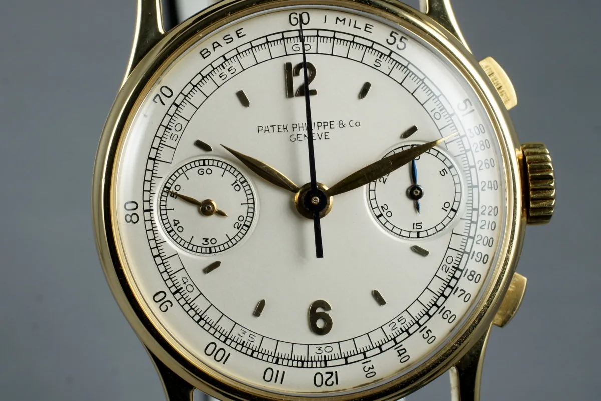 1950’s 18K YG Patek Philippe 130 Chronograph