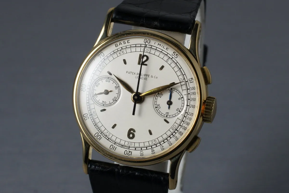 1950’s 18K YG Patek Philippe 130 Chronograph