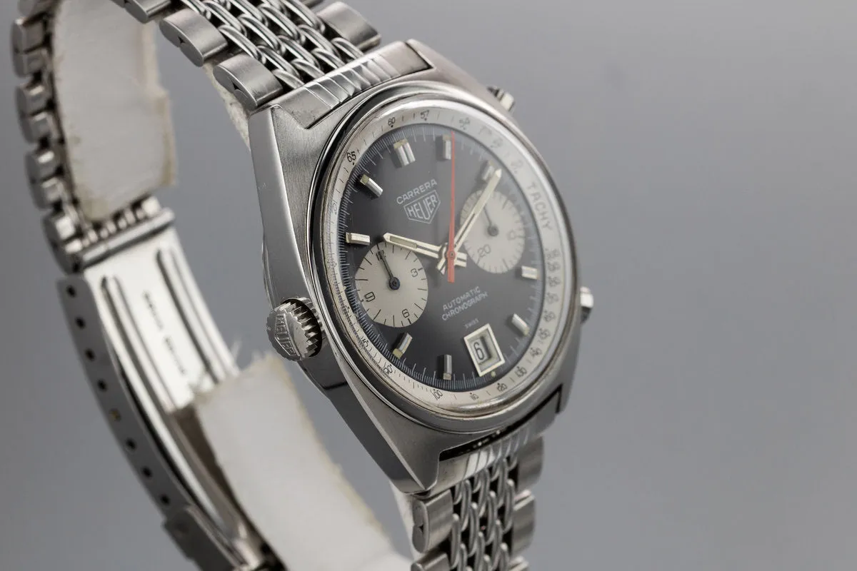 1970s Heuer Carrera 1153N with Lavender Dial