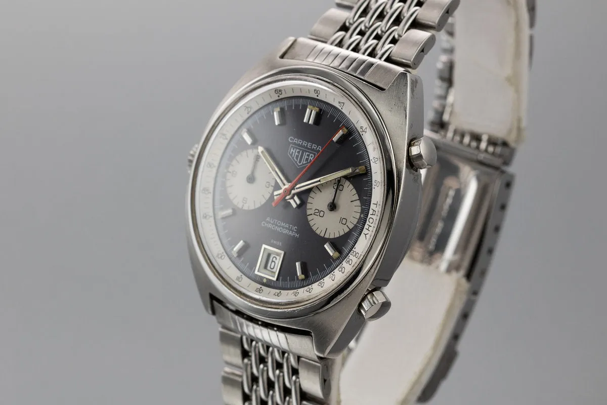 1970s Heuer Carrera 1153N with Lavender Dial