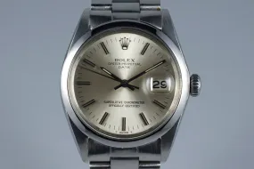 1972 Rolex Date 1500 with Silver Dial