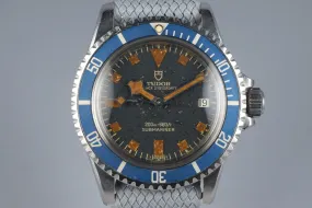 1972 Tudor Blue Submariner 9411/0 Snowflake