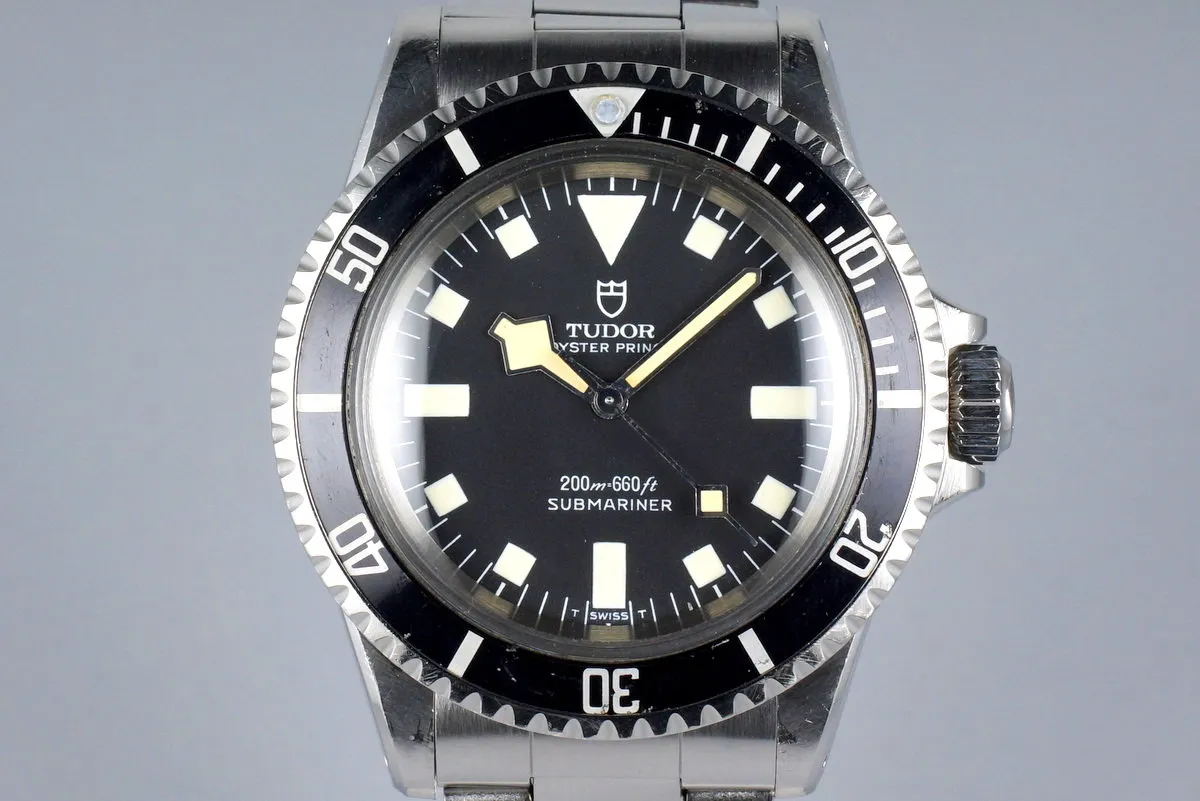 1972 Tudor Submariner 7016/0 Black Snowflake