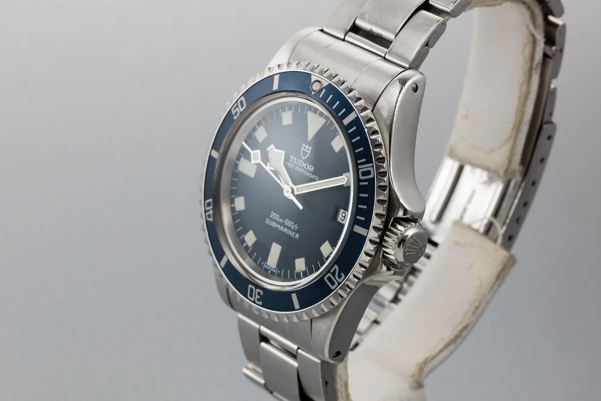 1973 Tudor Snowflake Submariner 7411/0 Blue Dial