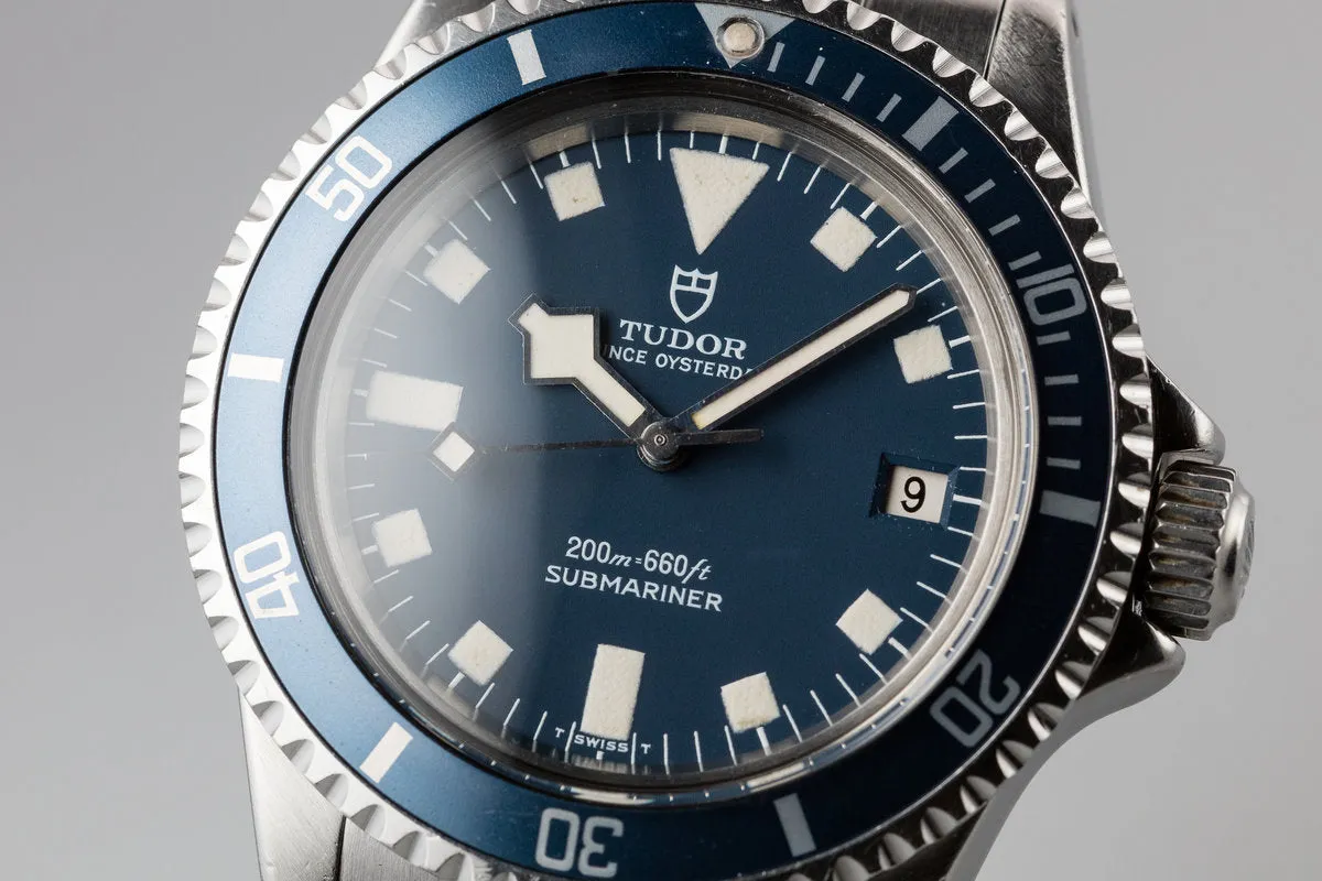 1973 Tudor Snowflake Submariner 7411/0 Blue Dial