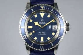 1975 Tudor Blue Submariner 9411/0 Snowflake