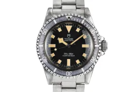 1980 Tudor Snowflake Submariner 94010 Black Dial