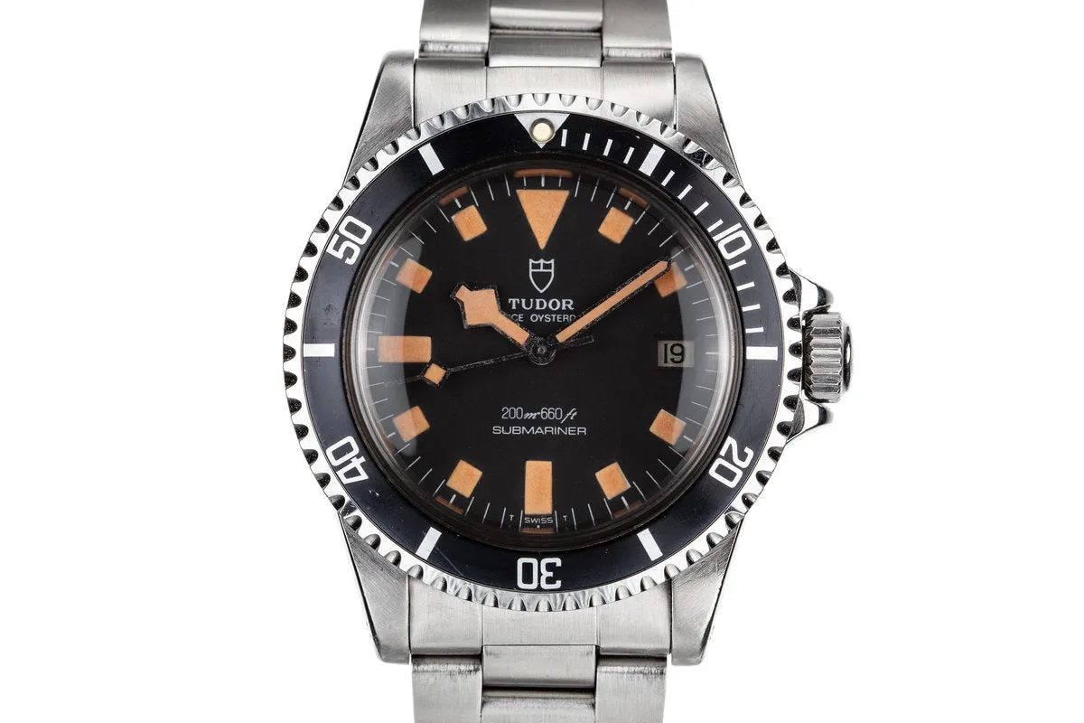 1980 Tudor Snowflake Submariner 9411/0 Black Dial