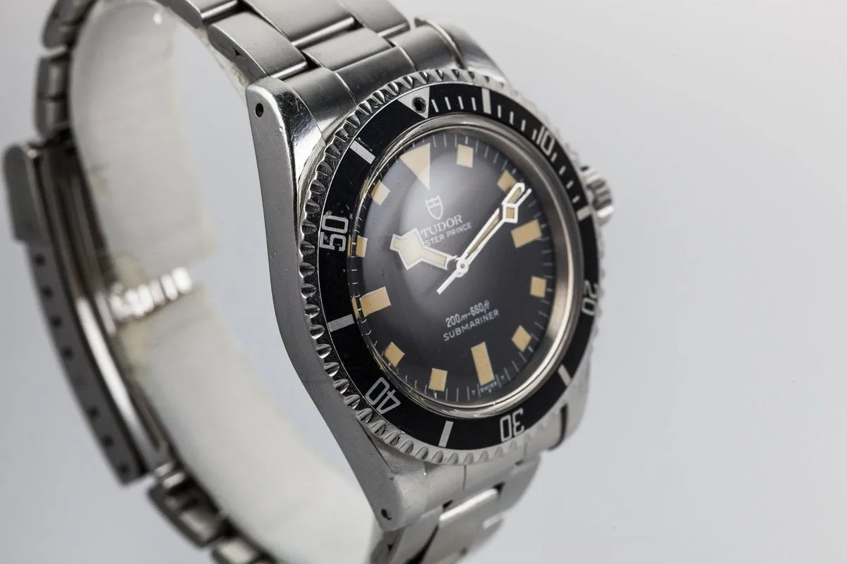 1984 Tudor Submariner 94010 Black Snowflake Dial