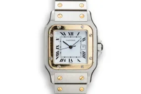 1987 Cartier Two-Tone Santos Les Must De Cartier W20011C4 with Papers