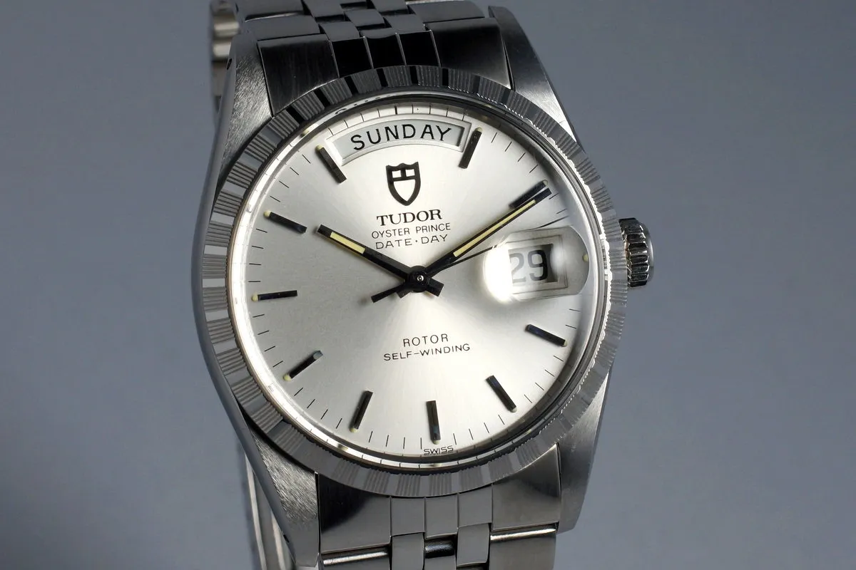 1988 Tudor Date-Day 94510 Silver Dial with Box and Papers