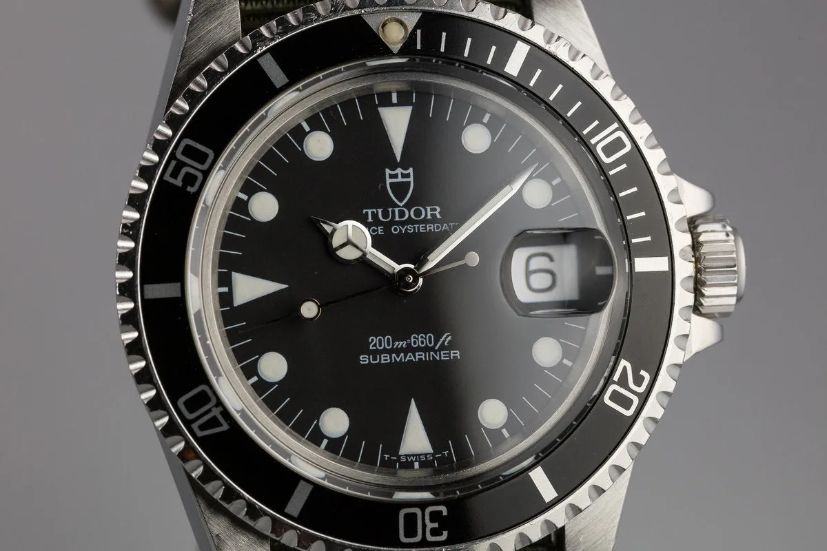 1990 Tudor Prince Oysterdate Submariner 79090 with Service Papers