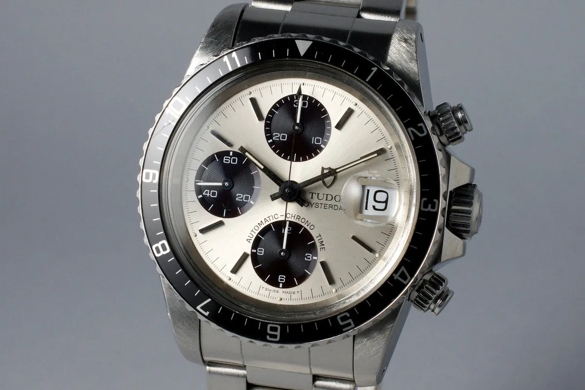 1995 Tudor Chronograph Big Block 79170 Silver Dial