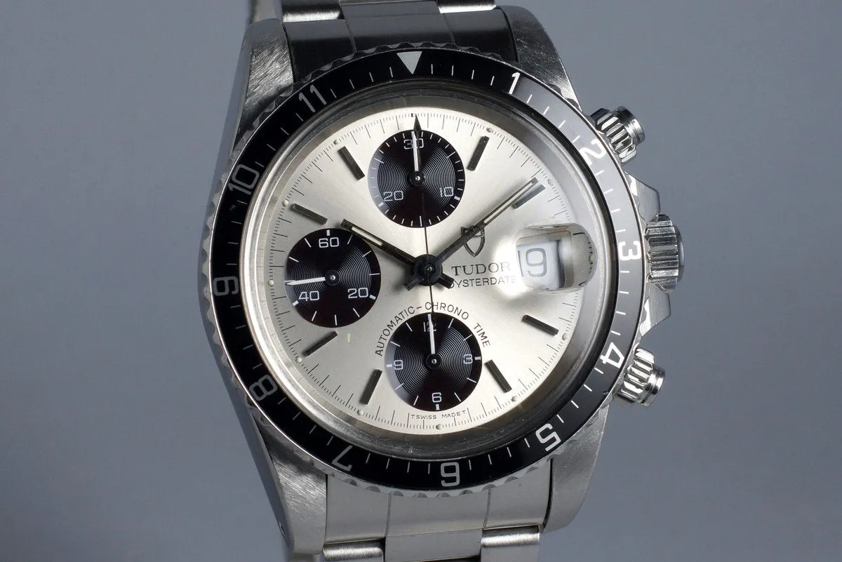 1995 Tudor Chronograph Big Block 79170 Silver Dial