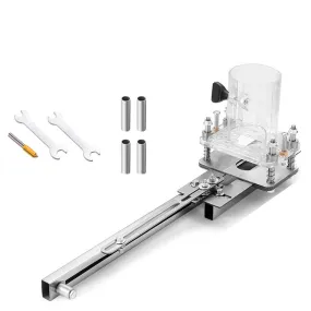 2 in 1 Woodworking Connector Slotter Wardrobe Cabinet Invisible Fastener Hinge Hole Opener Mold Trimming Machine Woodworking Tool