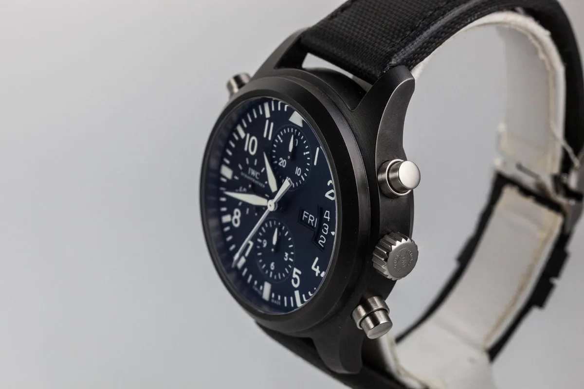 2006 IWC Pilots Double Chronograph Limited Edition IW378601 with Box and Papers