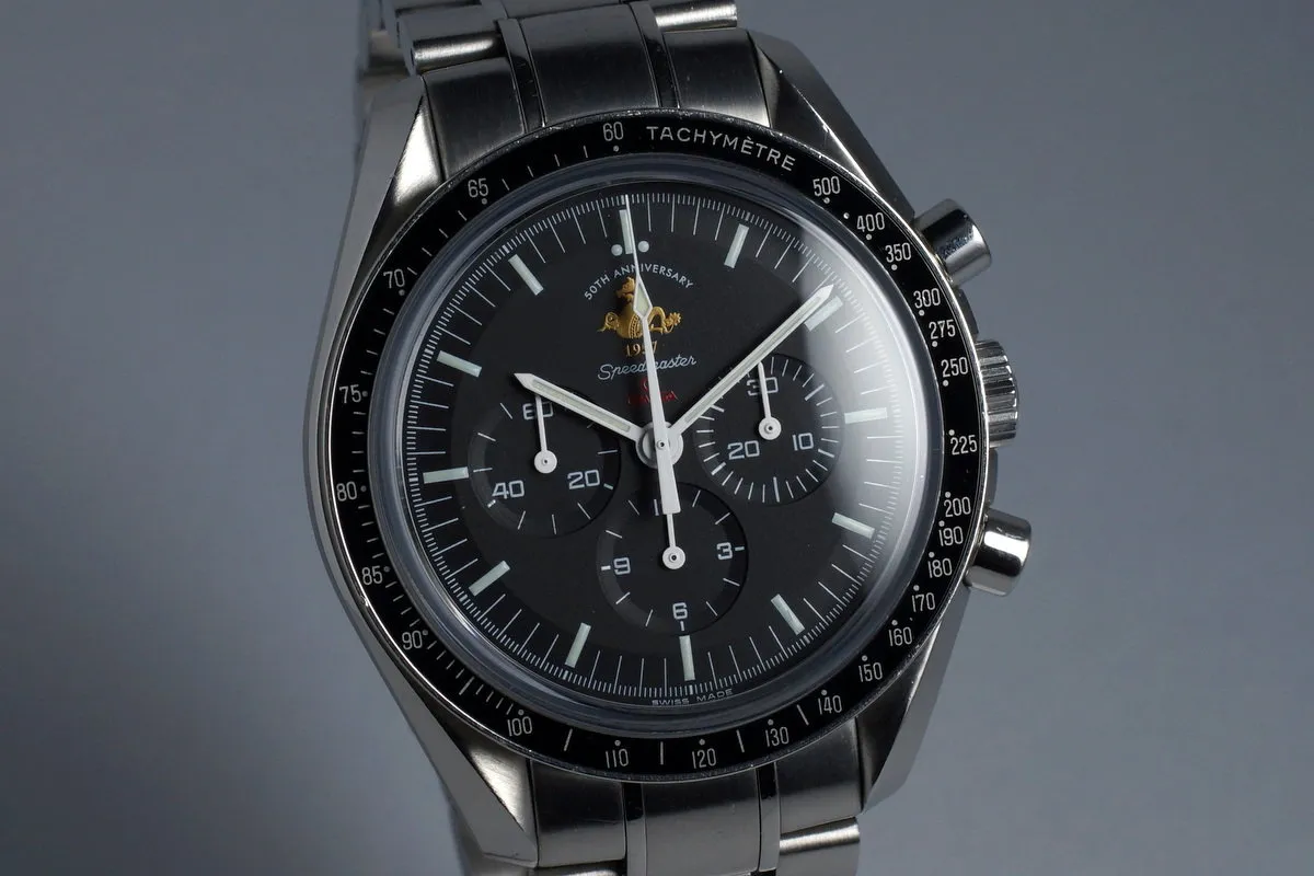 2007 Omega Speedmaster 311.30.42.30 50th Anniversary Limited Ed. with Box and Papers