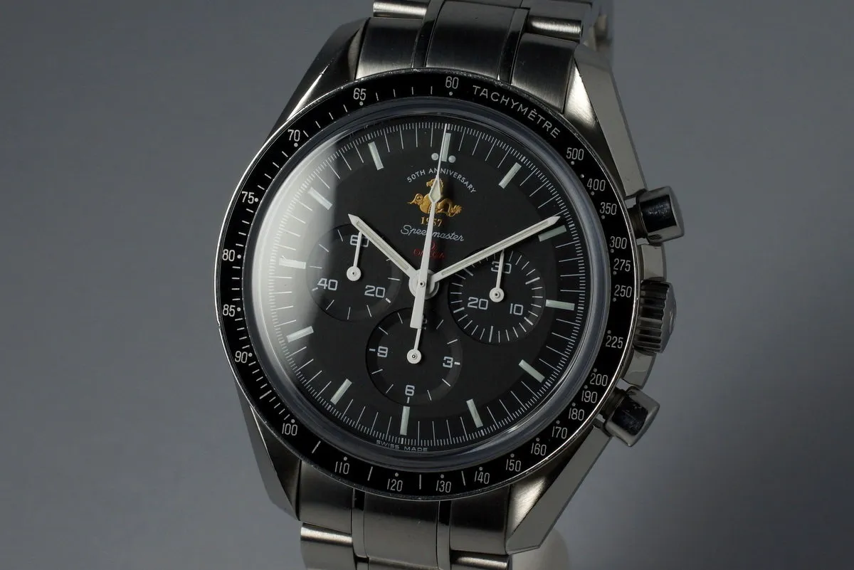 2007 Omega Speedmaster 311.30.42.30 50th Anniversary Limited Ed. with Box and Papers