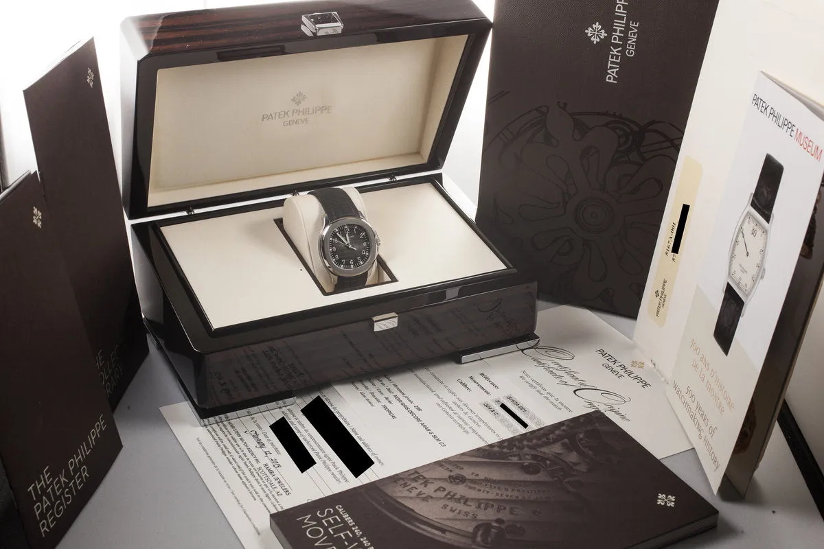 2014 Patek Philippe Aquanaut 5167A-001 with Box and Papers