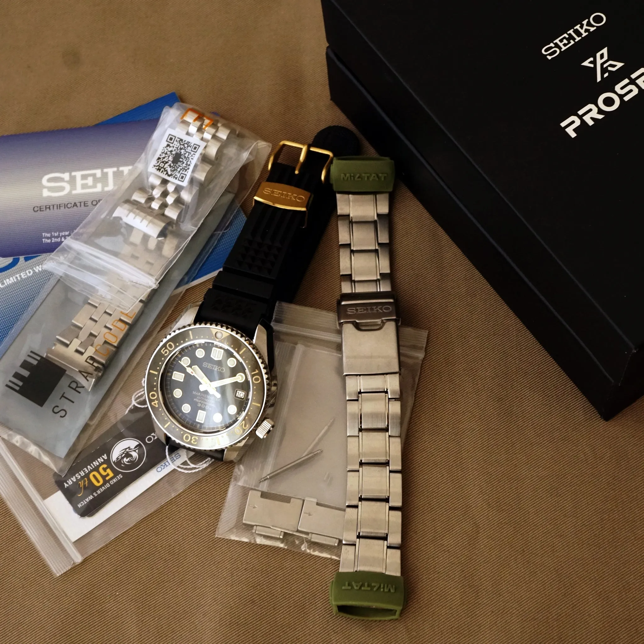 2015 SEIKO MARINEMASTER 300M SBDX012 50TH ANNIVERSARY LIMITED EDITION