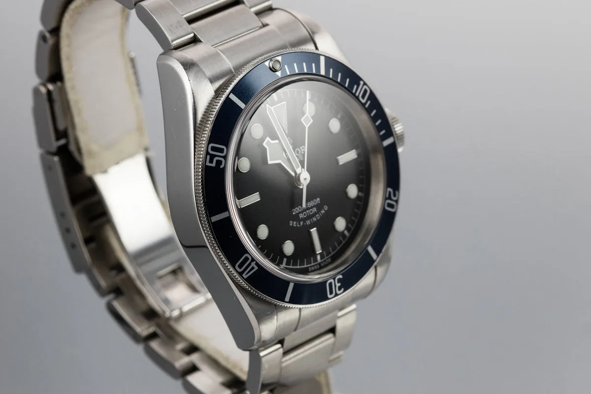 2015 Tudor Heritage Black Black Bay 79220B with Box and Papers