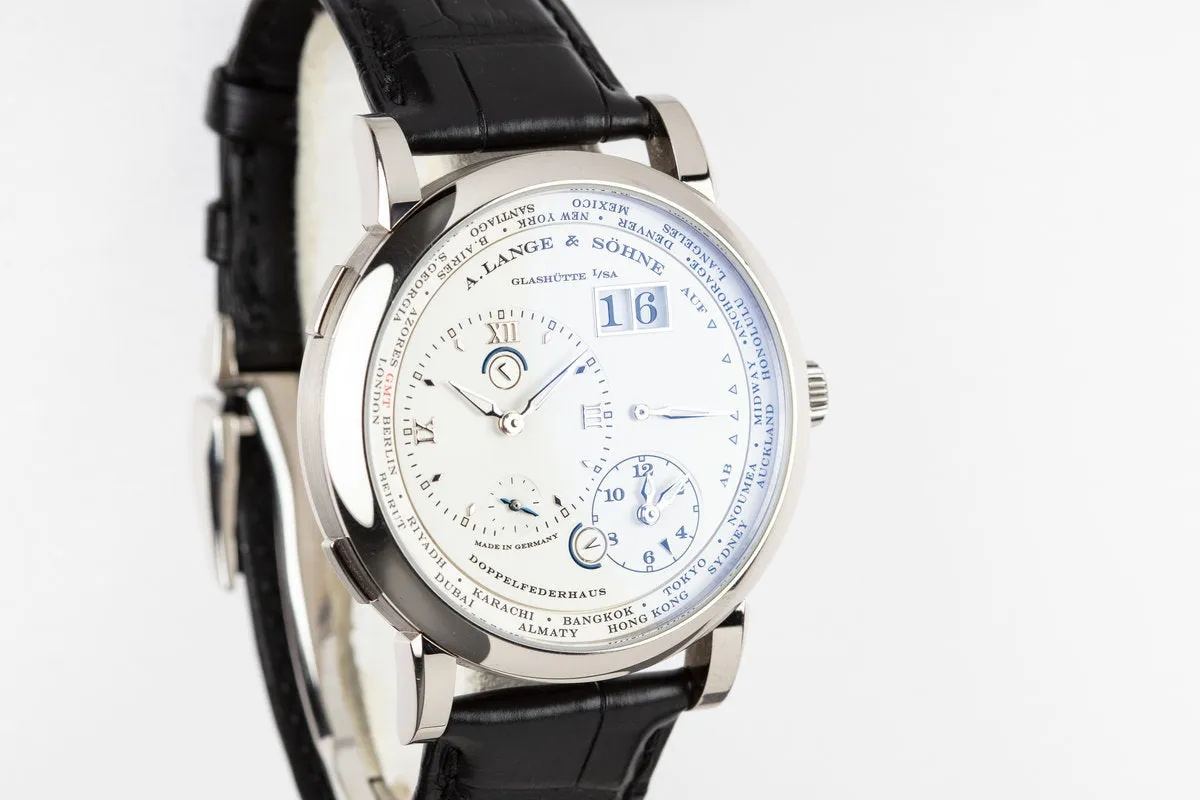 2017 A.Lange & Söhne Lange 1 Time Zone 116.039G with Box and Papers