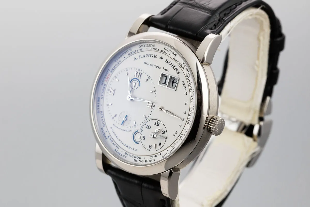 2017 A.Lange & Söhne Lange 1 Time Zone 116.039G with Box and Papers