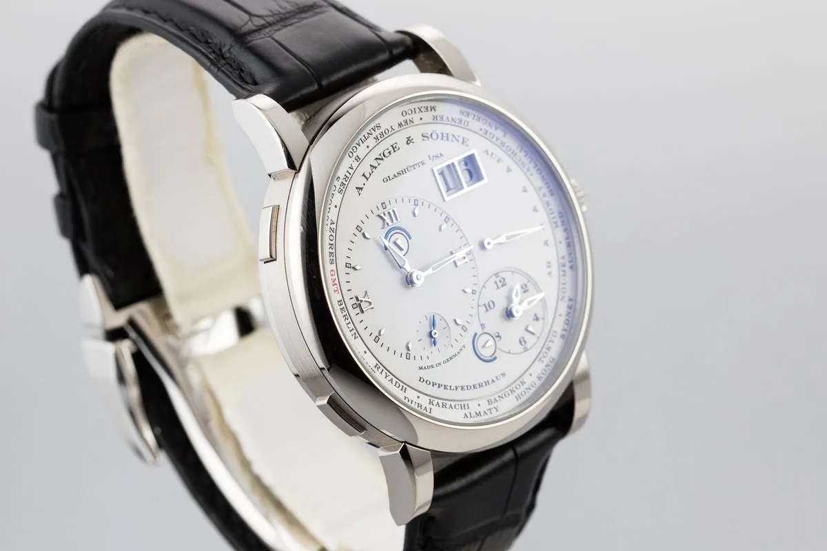 2017 A.Lange & Söhne Lange 1 Time Zone 116.039G with Box and Papers