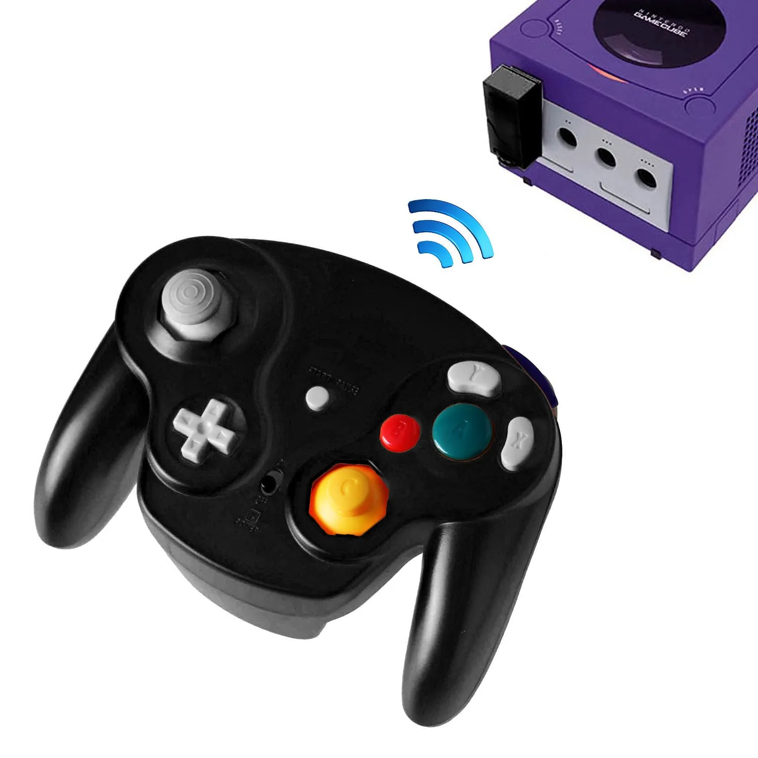 2.4G Wireless Controller for Gamecube Black