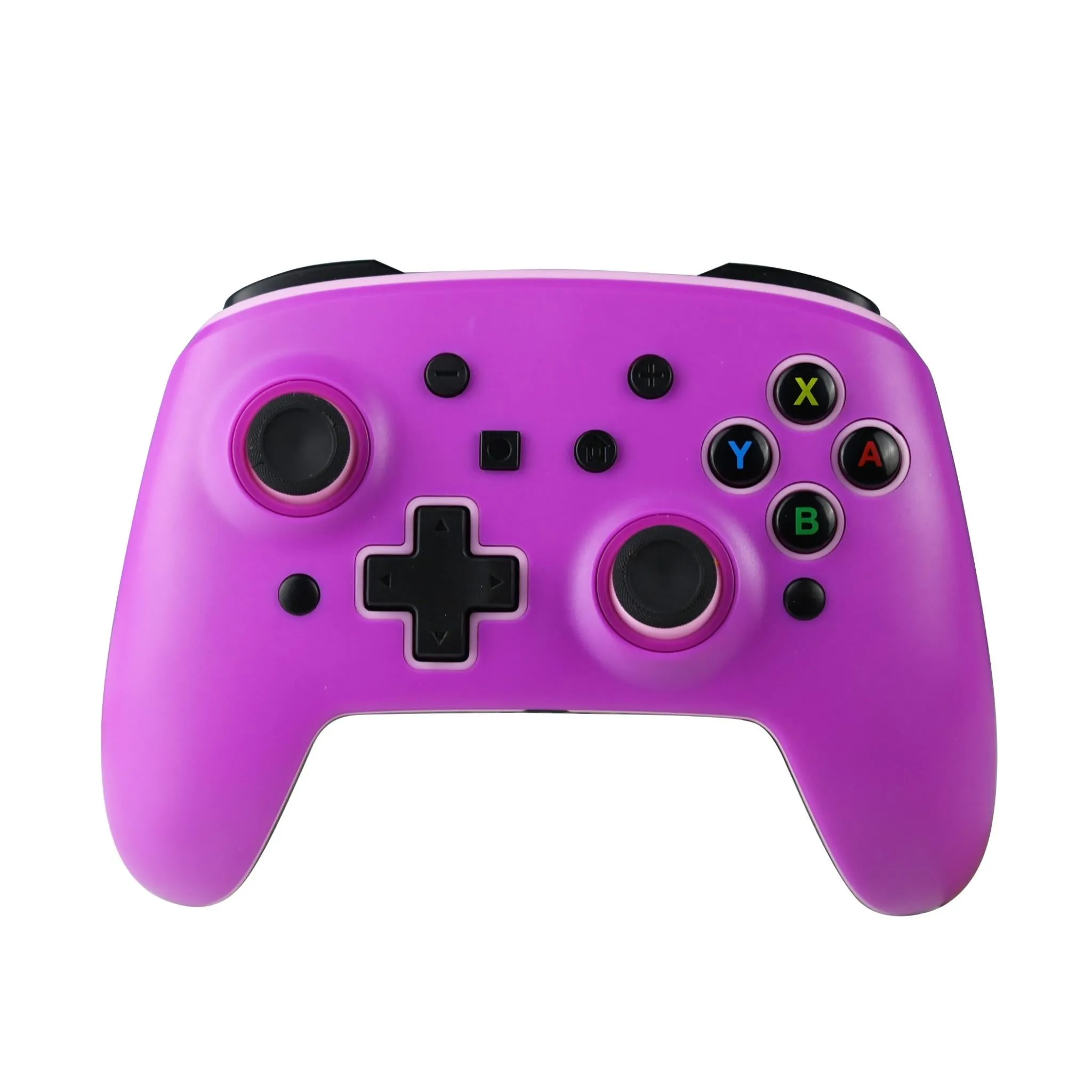 3rd Earth Wireless Controller for Switch with interchangeable face plate (Pink and Purple)