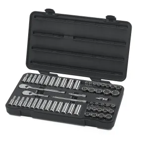 57 Piece 3/8" Drive 12 Point SAE/Metric Socket Set