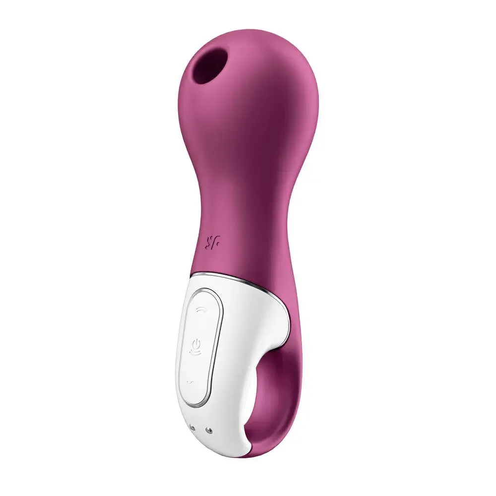 6-inch Satisfyer Pro Silicone Red Rechargeable Clitoral Vibrator