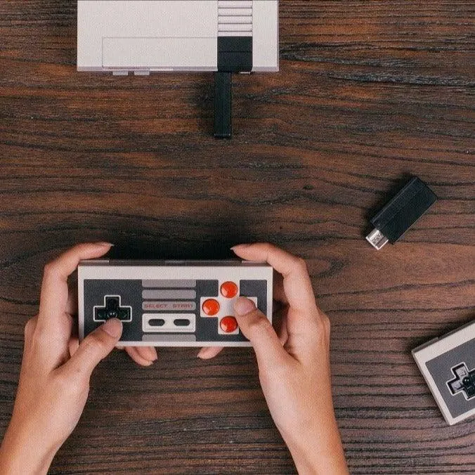 8BitDo Retro Receiver: For Mini Classic NES SNES SFC Classic Edition, Use 8BitDo NES30 SFC30 PS3 PS4 Controllers