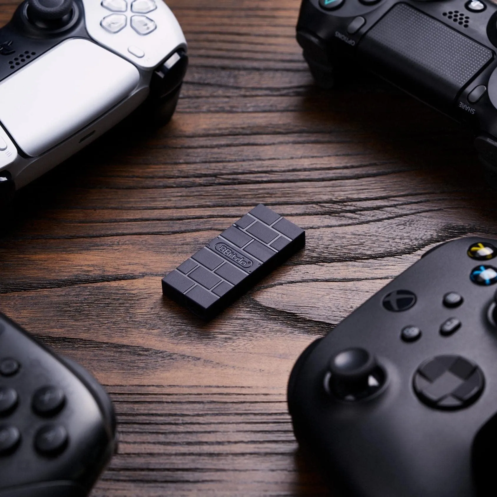 8BitDo USB Wireless Adapter 2: Use your favourite PS5/4/3, Switch Pro, Joy-con on PC, Mac, Raspberry Pi, Switch