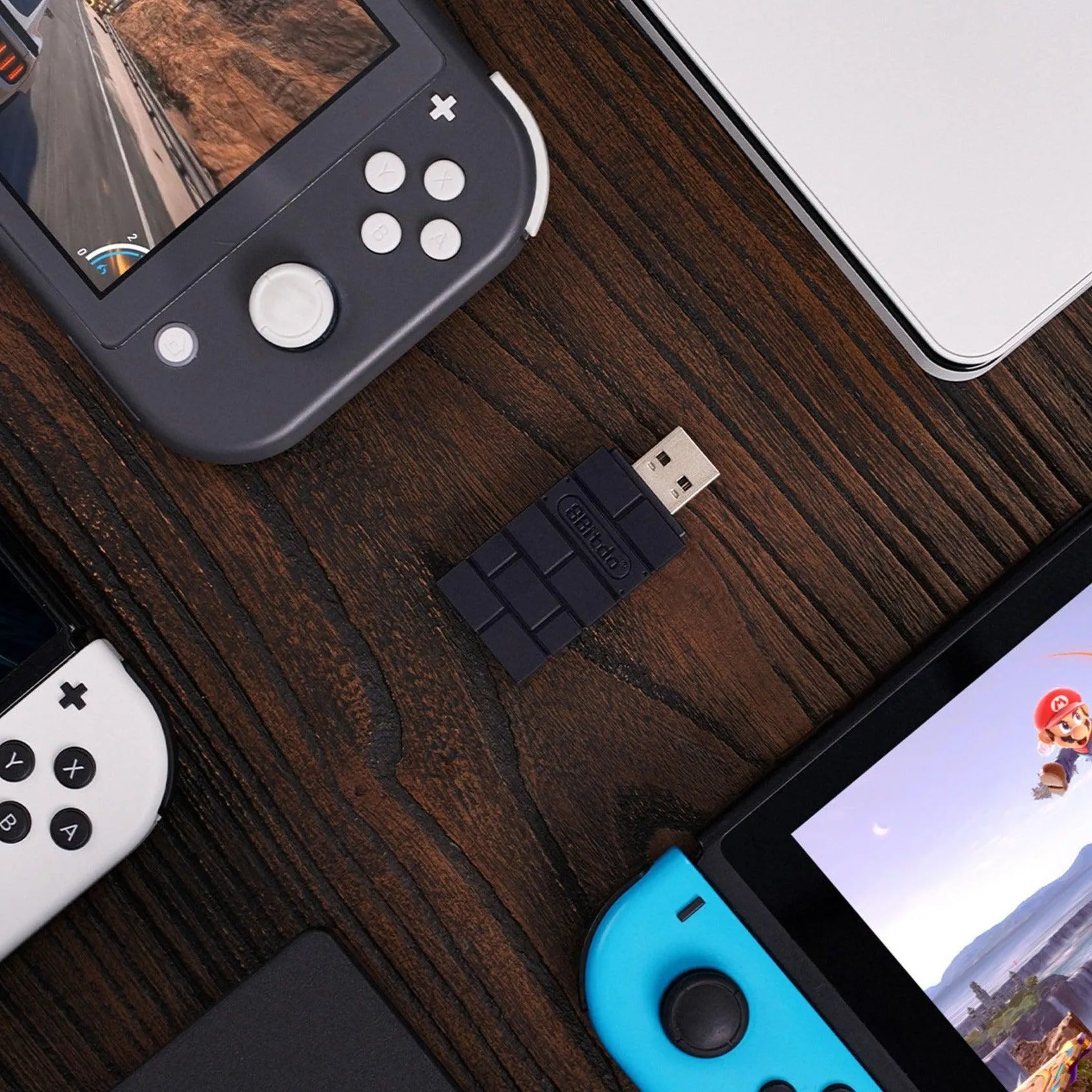 8BitDo USB Wireless Adapter 2: Use your favourite PS5/4/3, Switch Pro, Joy-con on PC, Mac, Raspberry Pi, Switch