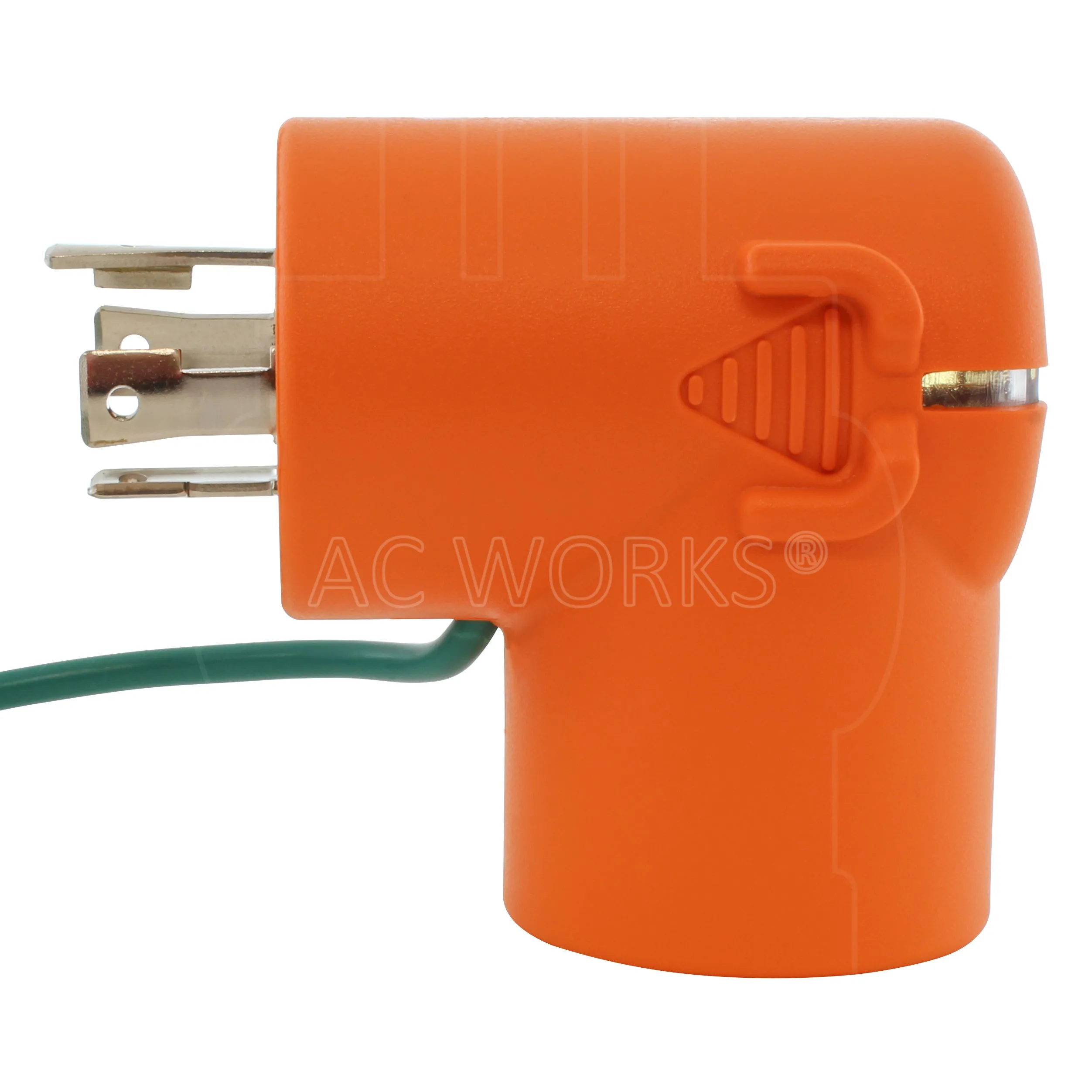 AC WORKS® [ADL14301030] L14-30P 30A 4-Prong Generator Plug to 10-30R 3-Prong Dryer Outlet