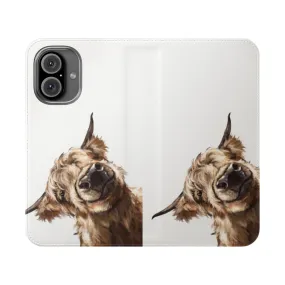 Adorable Highland Cow Phone Case Cover