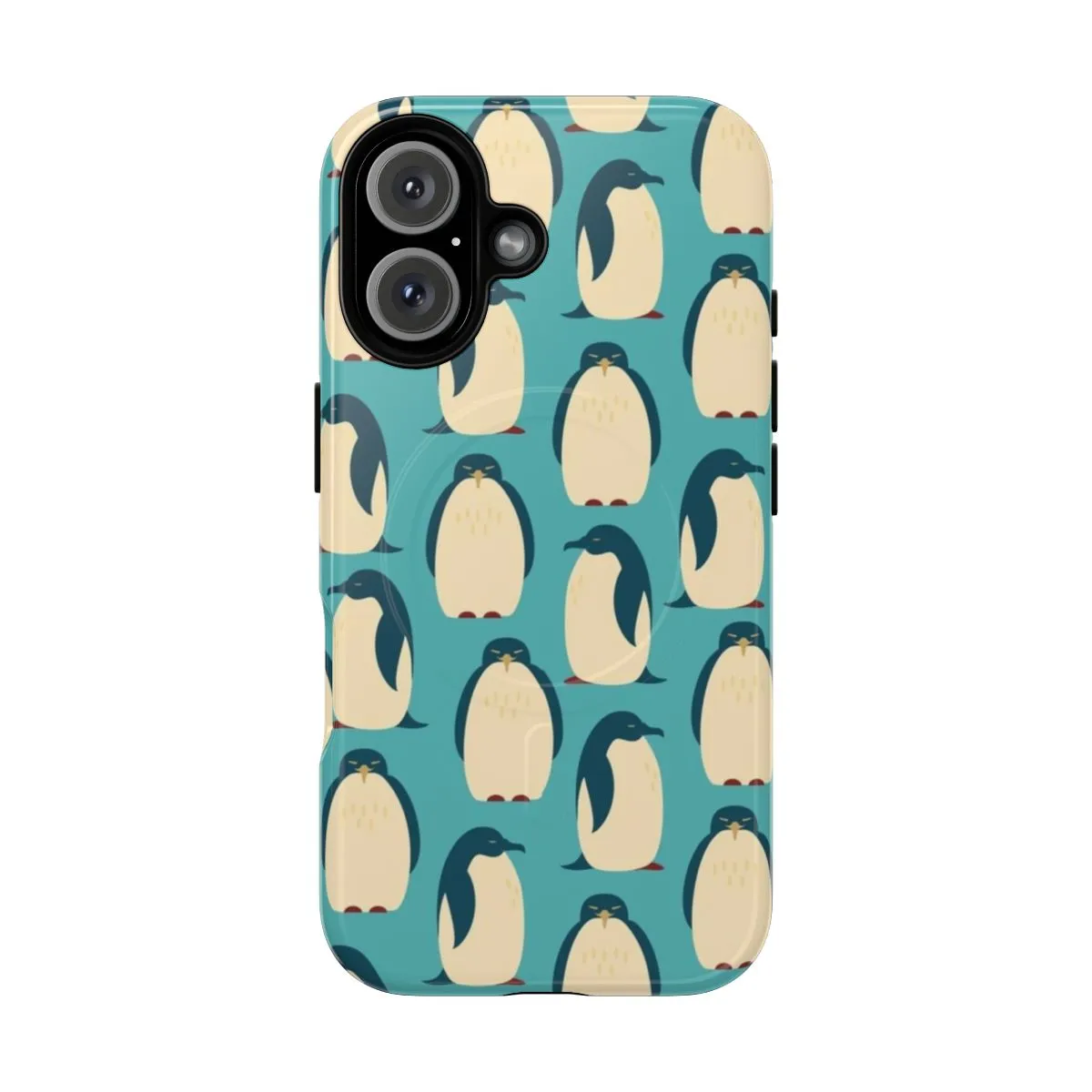 Adorable Penguin Magnetic Phone Case for Winter