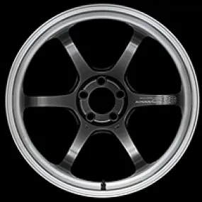 Advan R6 18x10.0  24 5-114.3 Machining & Racing Hyper Black Wheel