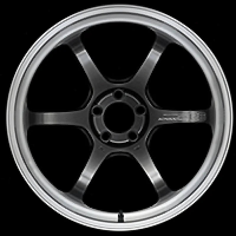 Advan R6 18x10.0  24 5-114.3 Machining & Racing Hyper Black Wheel