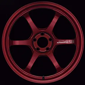 Advan R6 20x10.5  34mm 5-120 Racing Candy Red Wheel