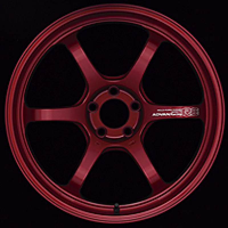 Advan R6 20x9.5  22mm 5-120 Racing Candy Red Wheel