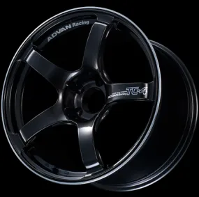 Advan Racing TC-4 18x9.5  45 5-114.3 | Racing Black Gunmetallic and Ring Wheel (15  WRX STI)