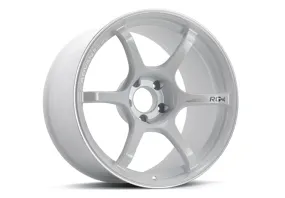 Advan RG-4 18x10  35 5-114.3 Racing White Metallic & Ring Wheel