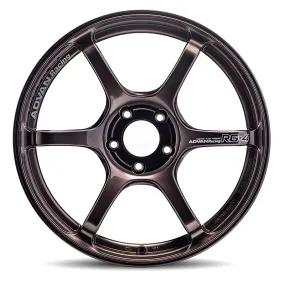 Advan RG-4 18x8  47 5-100 Racing Copper Bronze Wheel