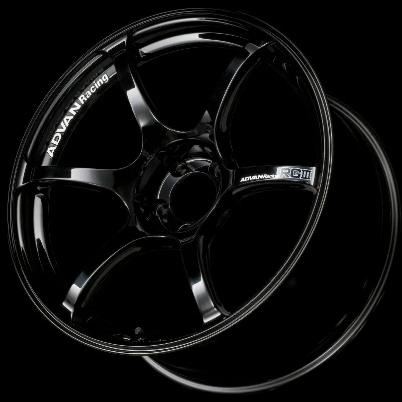 Advan RGIII 17x9.0  35 5-114.3 Racing Gloss Black Wheel